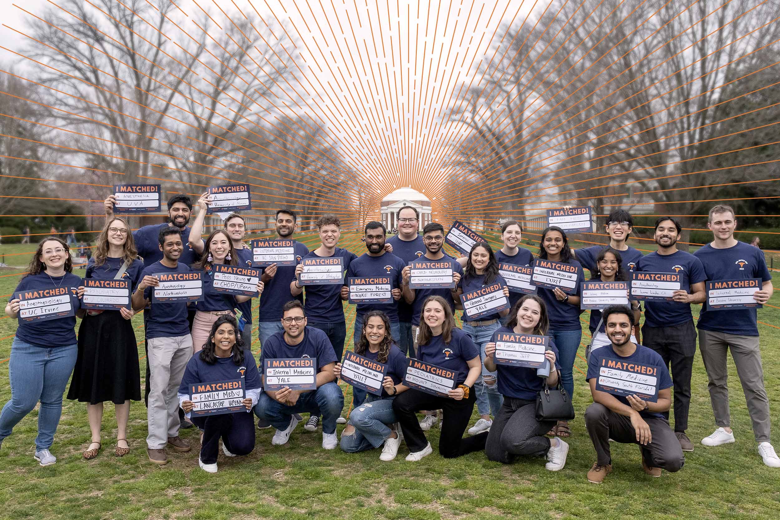 UVA School of Medicine Graduates Make Matches for the Future